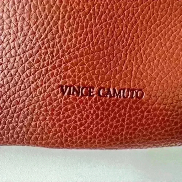 NWOT Vince Camuto Vegan Leather  Brown Shoulder Bag Brand New - Picture 3 of 6